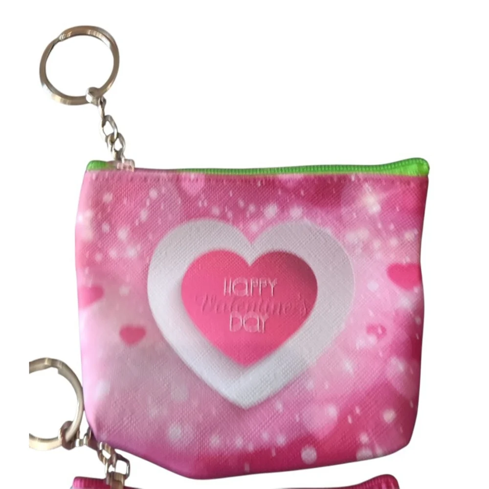 Set of 5 Valentine's Coin Purses! Adorable on their own or to gift small items!